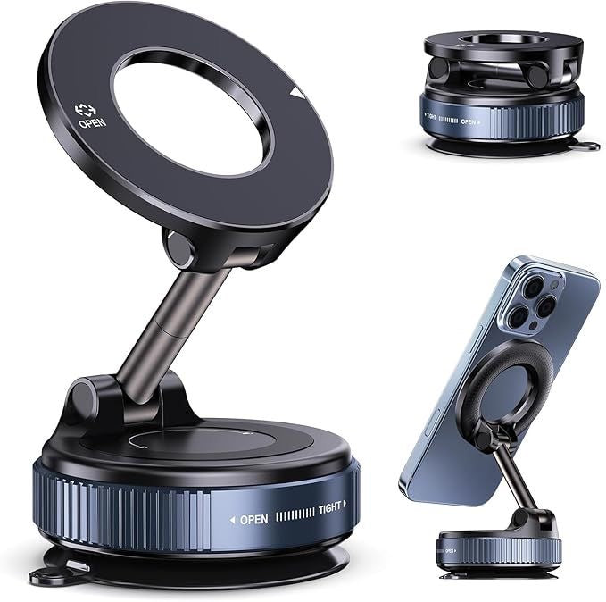 Heavy-Duty Suction Cup Car Phone
Mount |